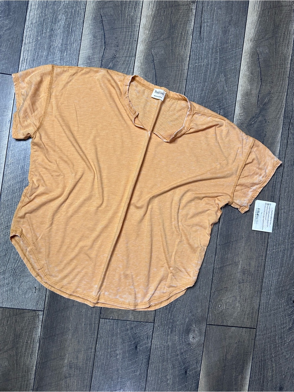 Peach Love Oversized T-Shirt